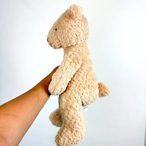 JellyCat Edward Bear Plush Stuffed Animal Large Beige - Picture 3 of 7